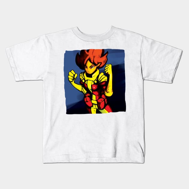 Hero Chips Kids T-Shirt by BaconBabyArt